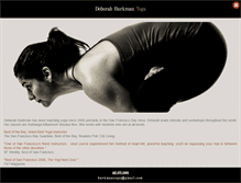 Tablet Screenshot of burkmanyoga.com